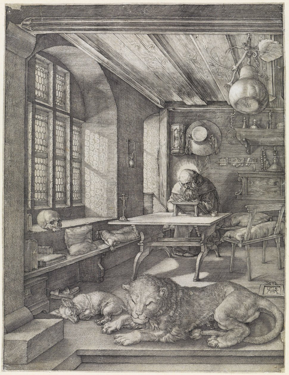 Saint Jerome in His Study by Albrecht Dürer