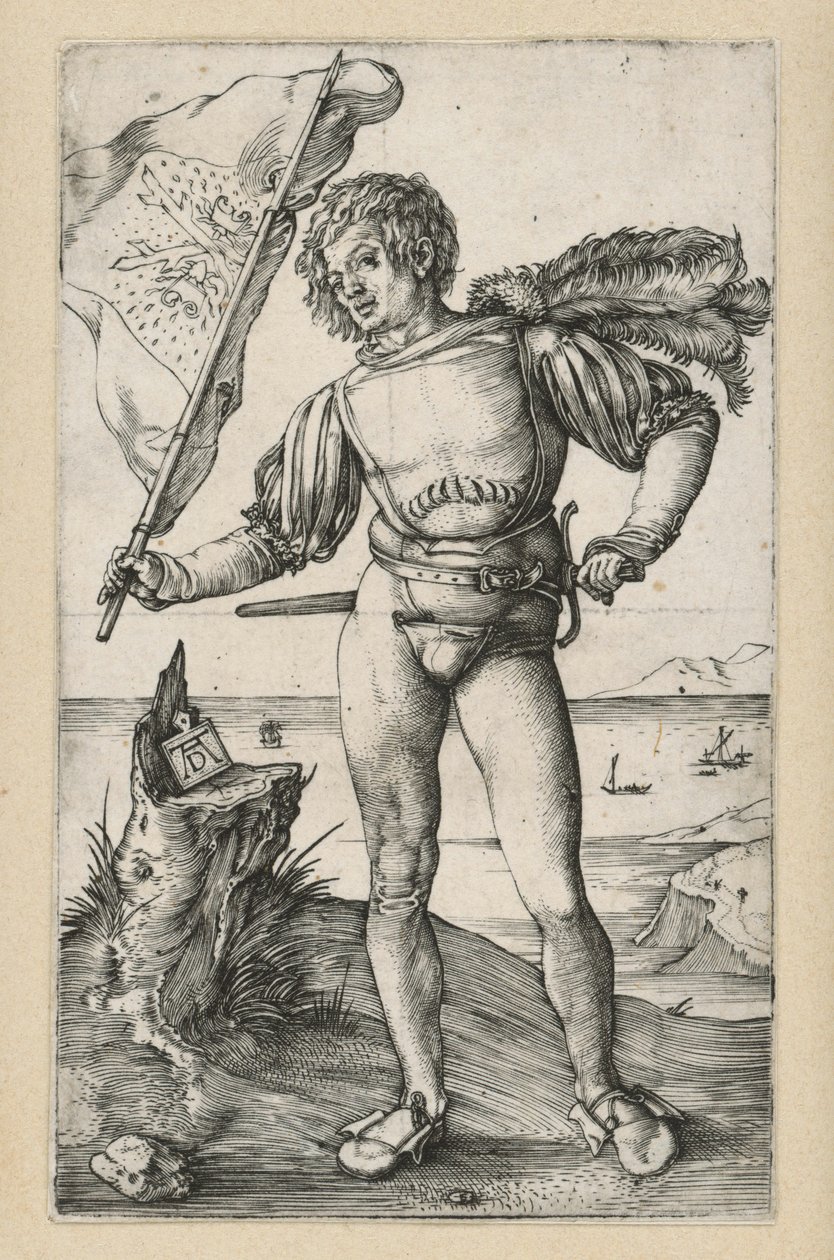 The Standard Bearer by Albrecht Dürer
