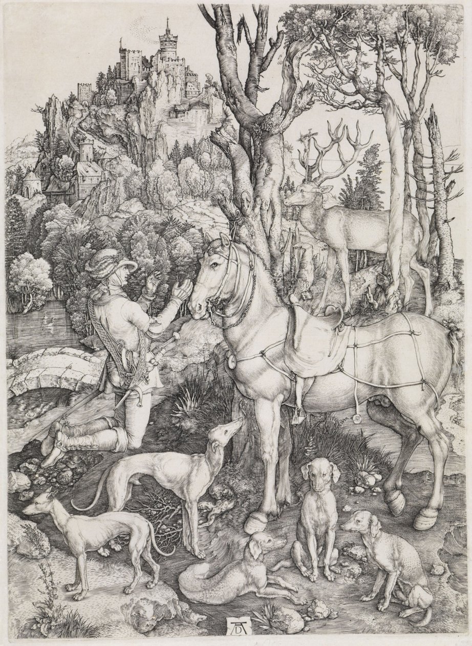 Saint Eustace by Albrecht Dürer