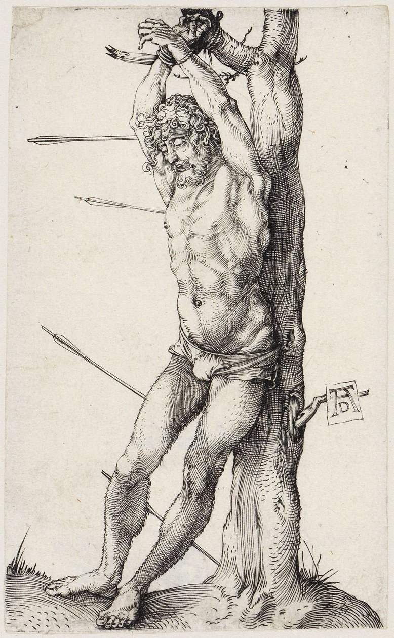 Saint Sebastian at the Tree by Albrecht Dürer