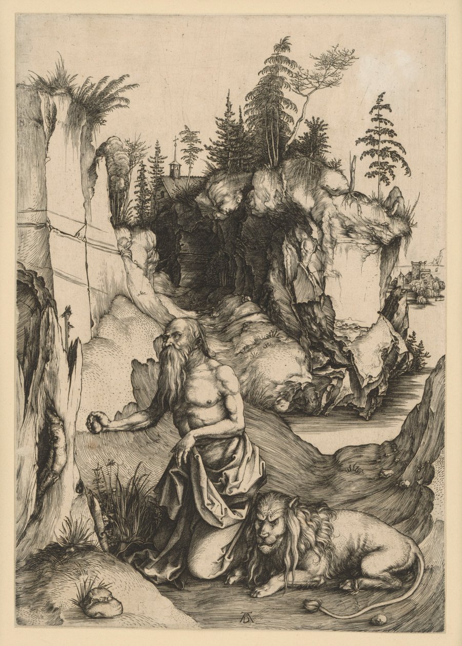 Saint Jerome in the Desert by Albrecht Dürer