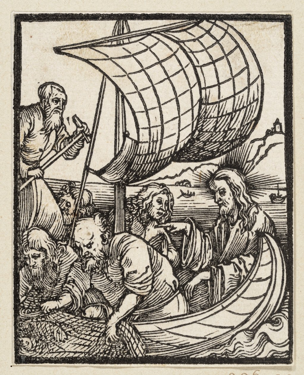 The Miraculous Draught of Fishes (43 Religious Themes) by Albrecht Dürer