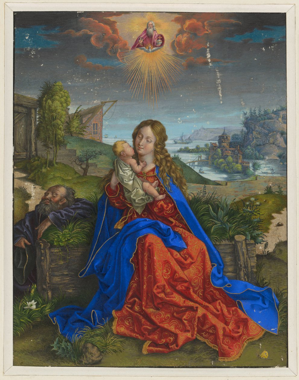 The Holy Family with the Butterfly by Albrecht Dürer