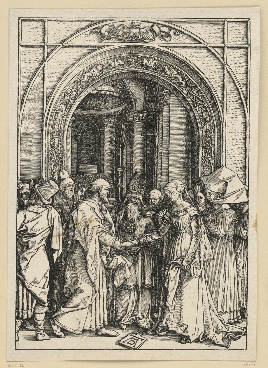 The Betrothal of Mary (Life of Mary) by Albrecht Dürer