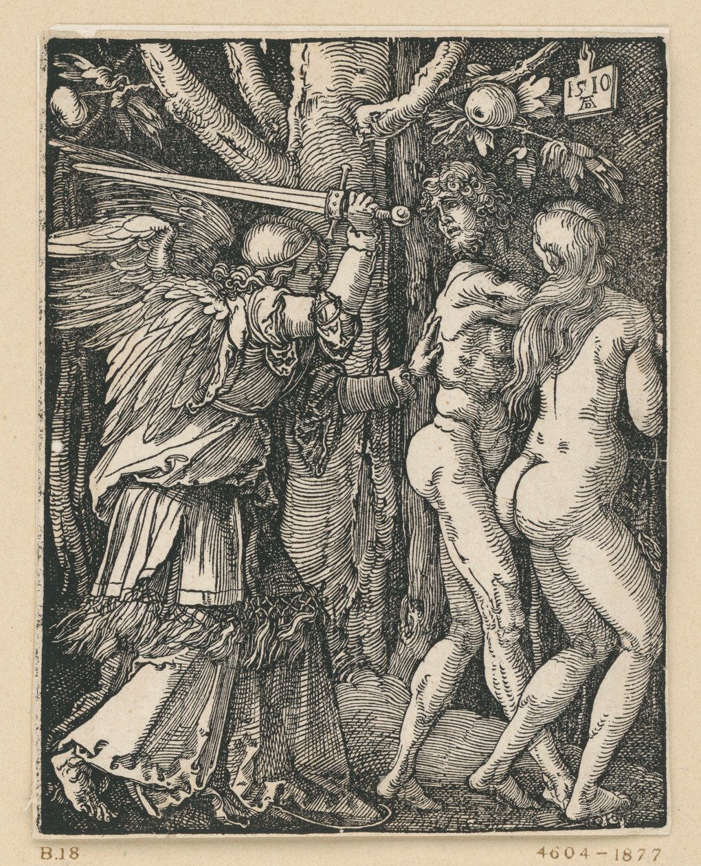 The Expulsion from Paradise (Small Passion) by Albrecht Dürer