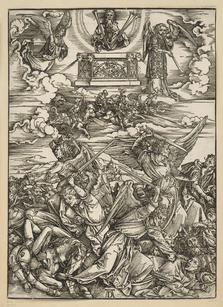 The Four Angels of Vengeance (Apocalypse) by Albrecht Dürer