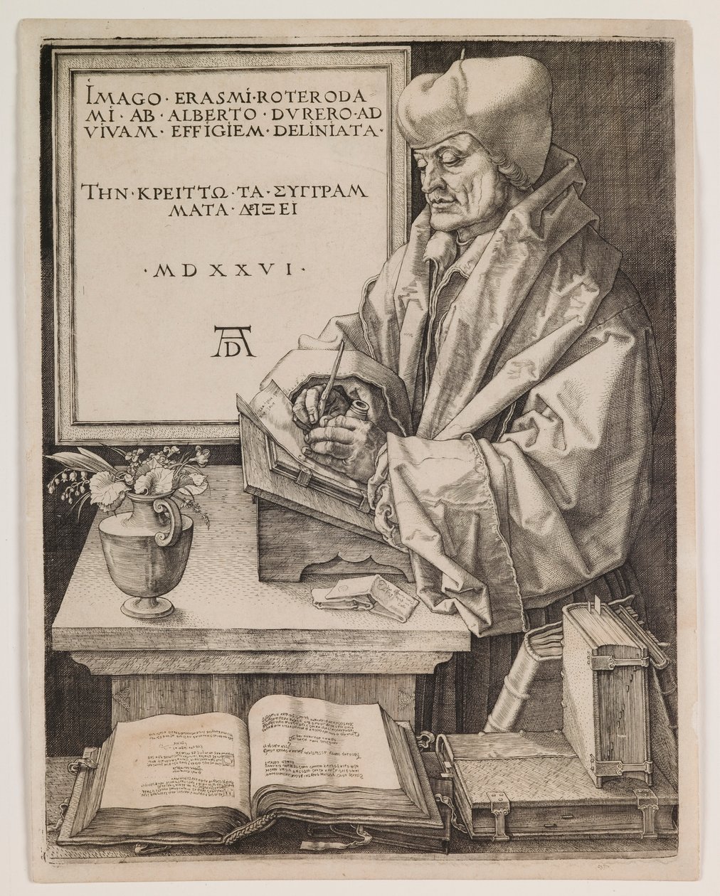 Erasmus of Rotterdam by Albrecht Dürer