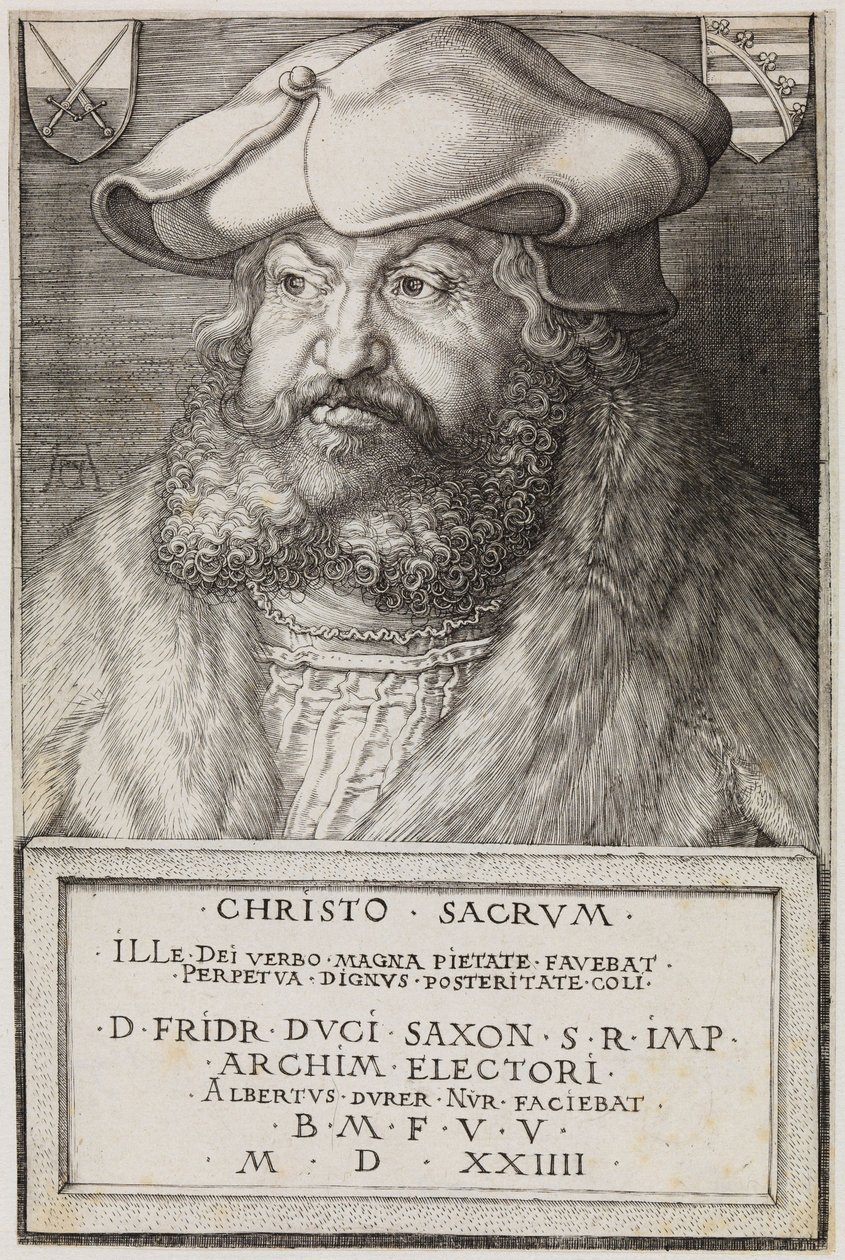 Frederick the Wise, Elector of Saxony by Albrecht Dürer