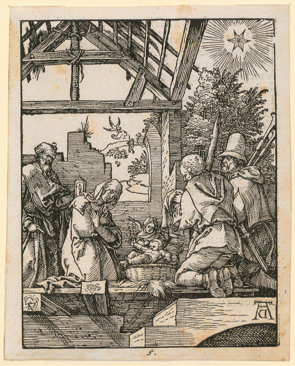 Birth of Christ, Plate 5 from the Series 