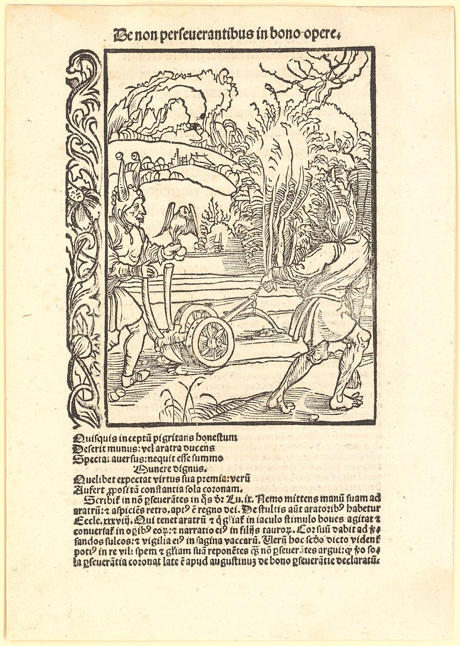Despising Good Advice by Albrecht Dürer