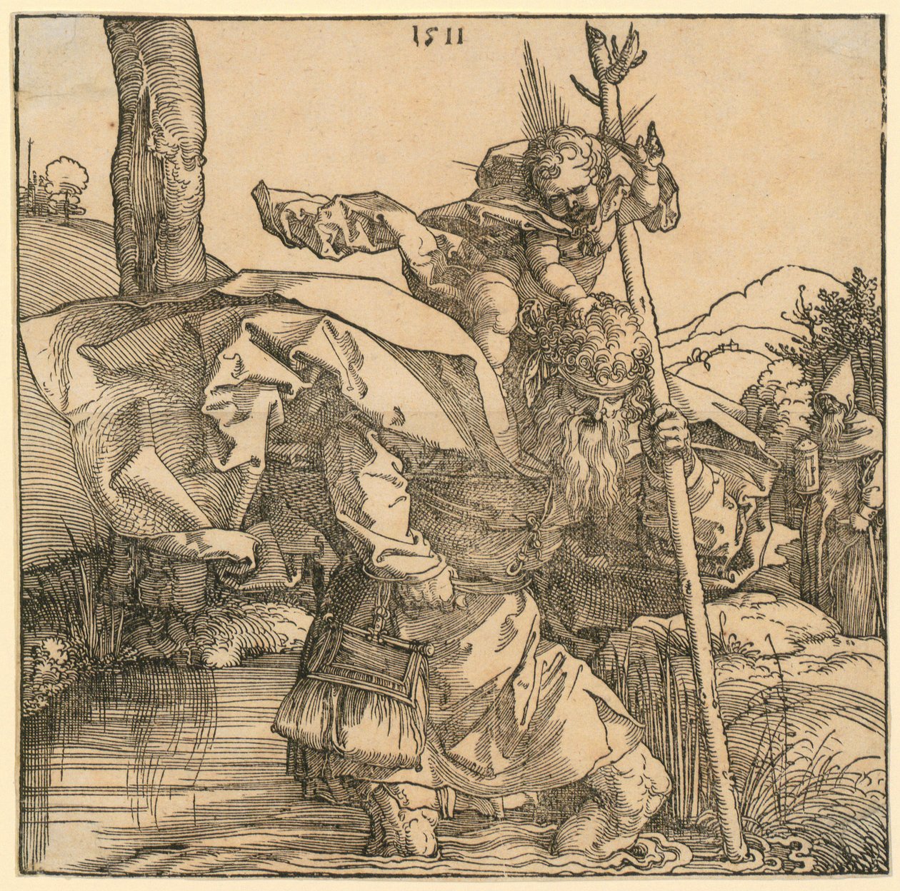 Holy Family with Joachim and Anna under the Tree by Albrecht Dürer