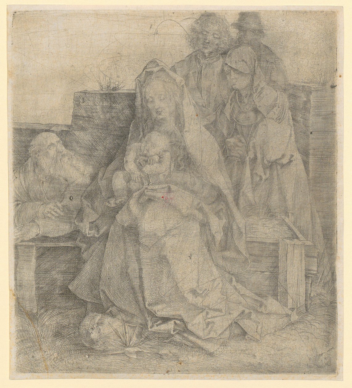Holy Family, Six Figures by Albrecht Dürer