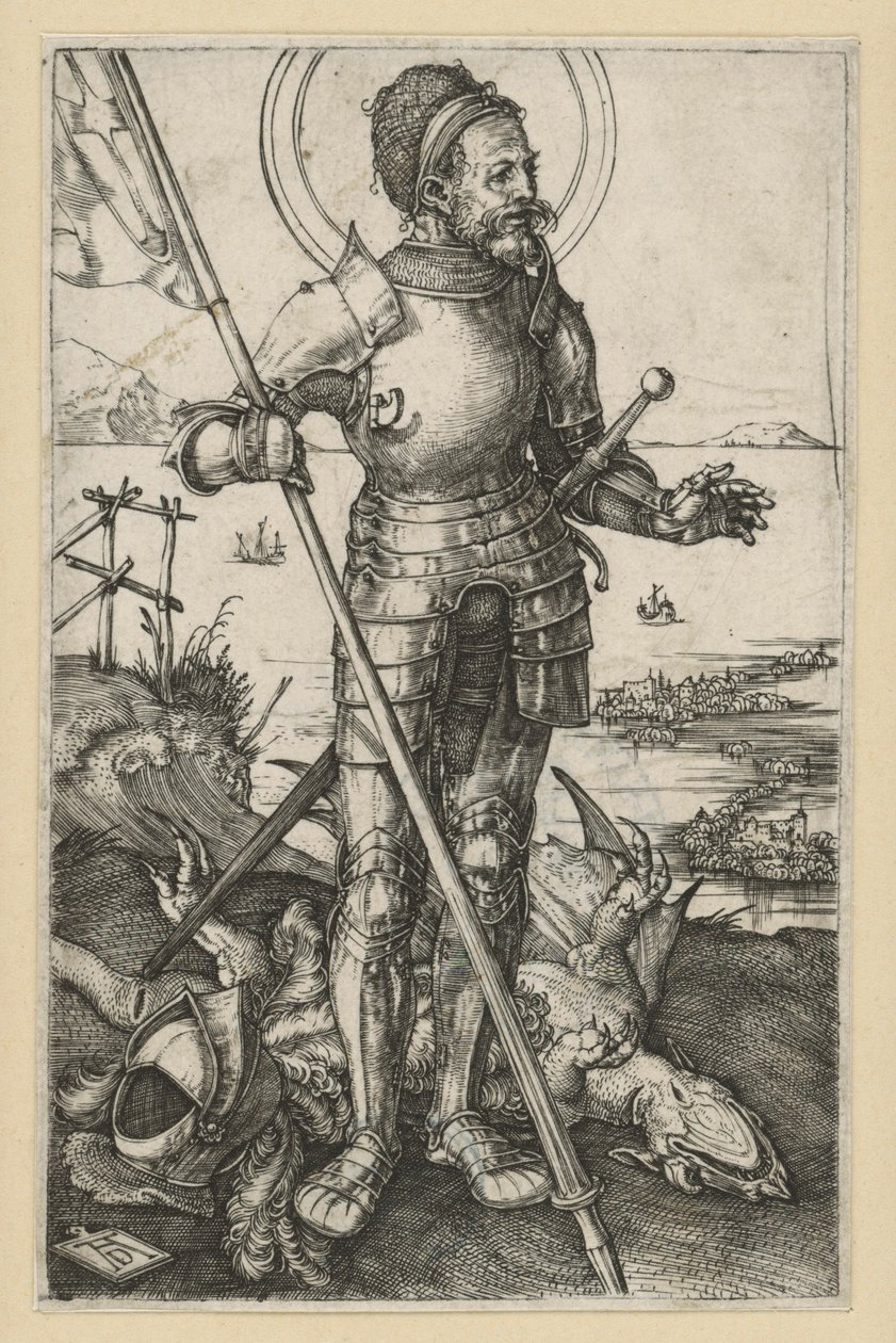 Saint George on Foot by Albrecht Dürer