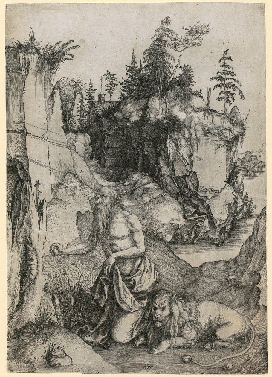 Saint Jerome in the Desert by Albrecht Dürer