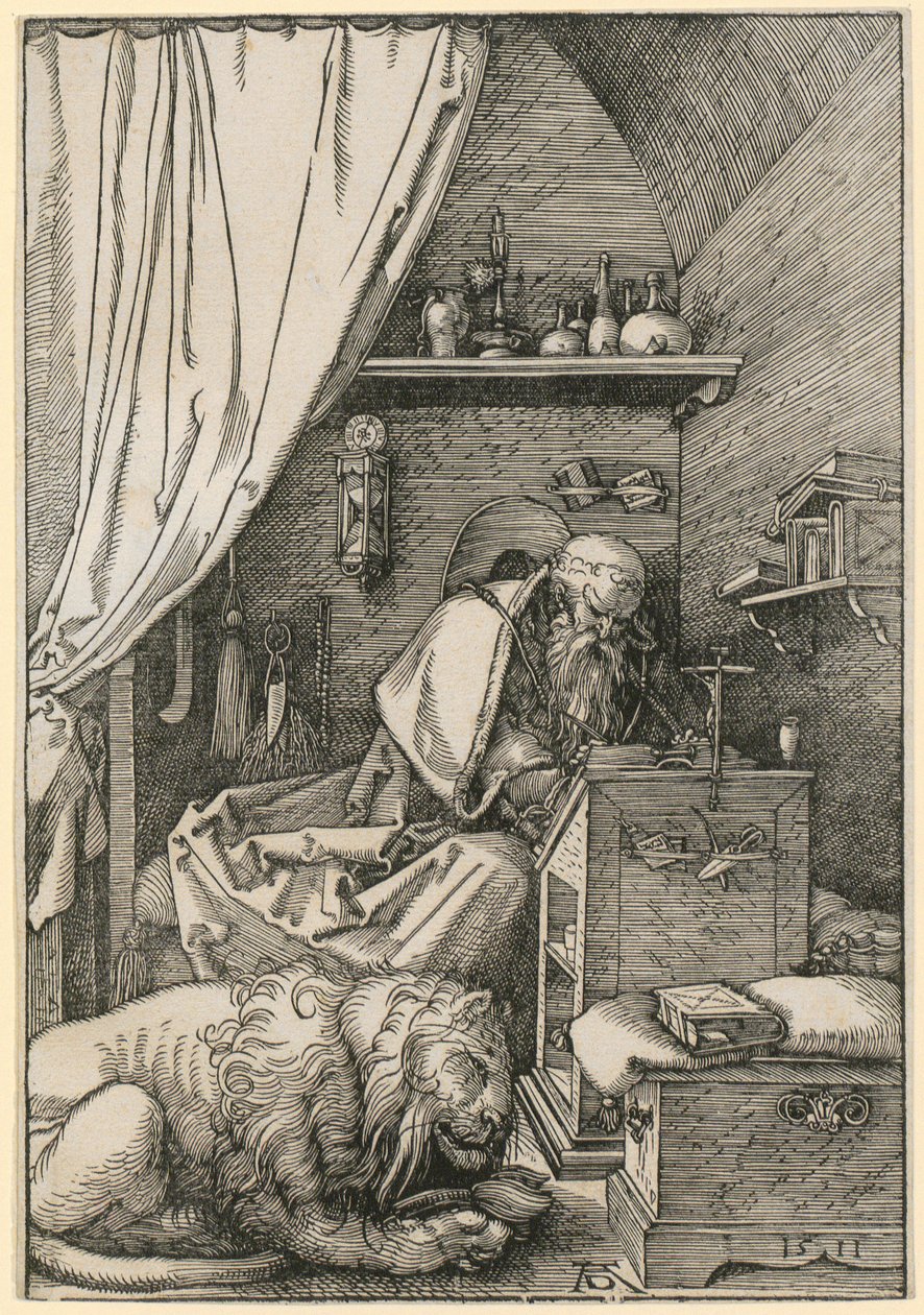 Saint Jerome in His Cell by Albrecht Dürer