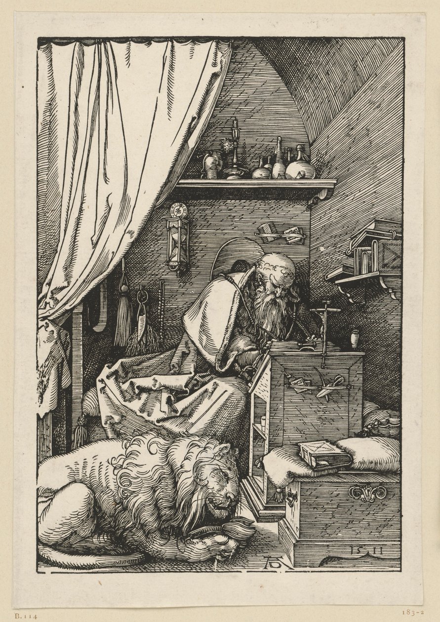 Saint Jerome in His Cell by Albrecht Dürer