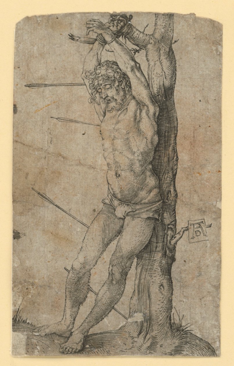 Saint Sebastian Bound to a Tree by Albrecht Dürer