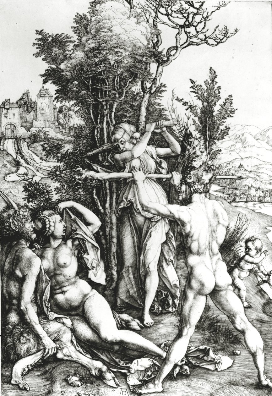 Hercules at the crossroad, 1498 by Albrecht Dürer