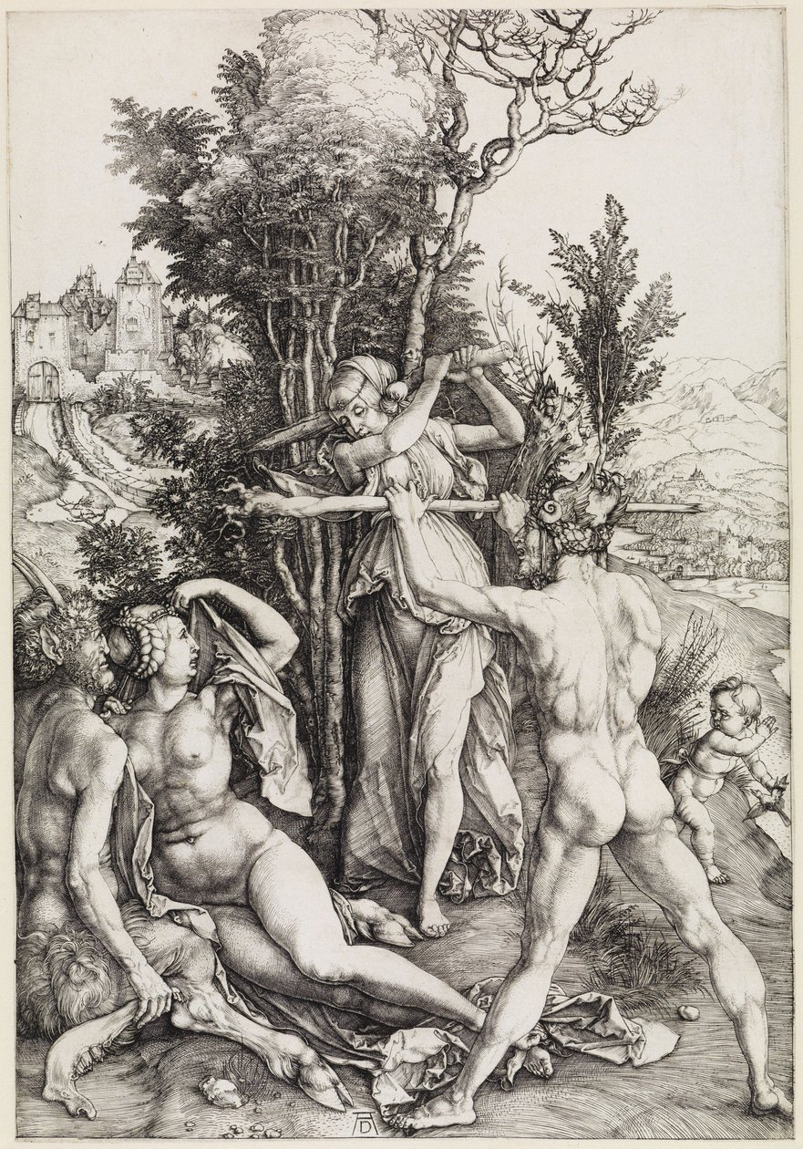 Hercules at the Crossroads (Jealousy) by Albrecht Dürer