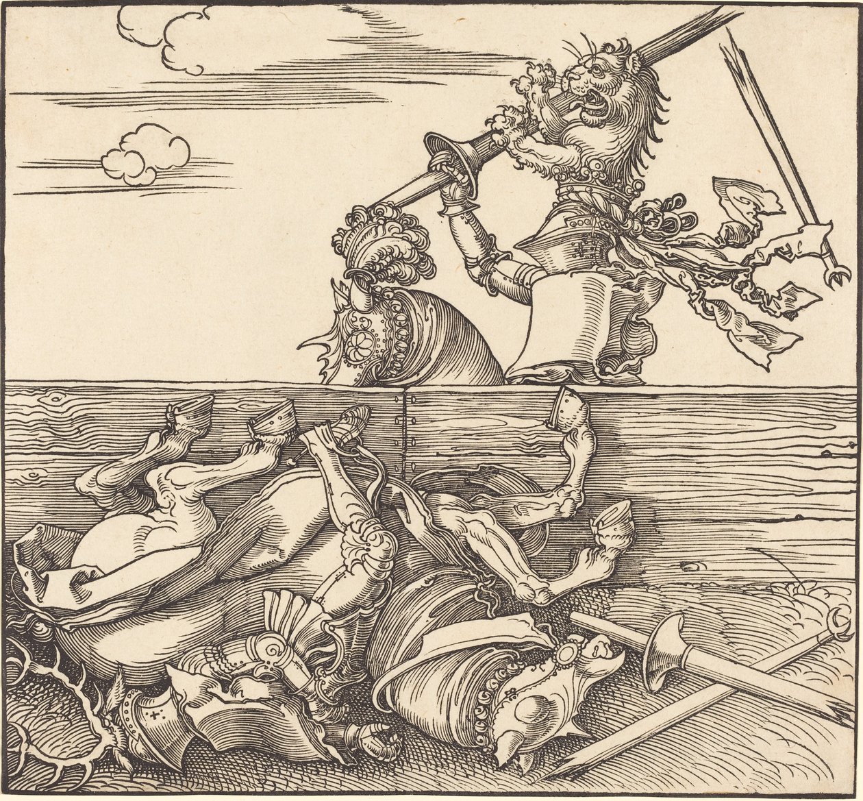 Italian Joust by Albrecht Dürer