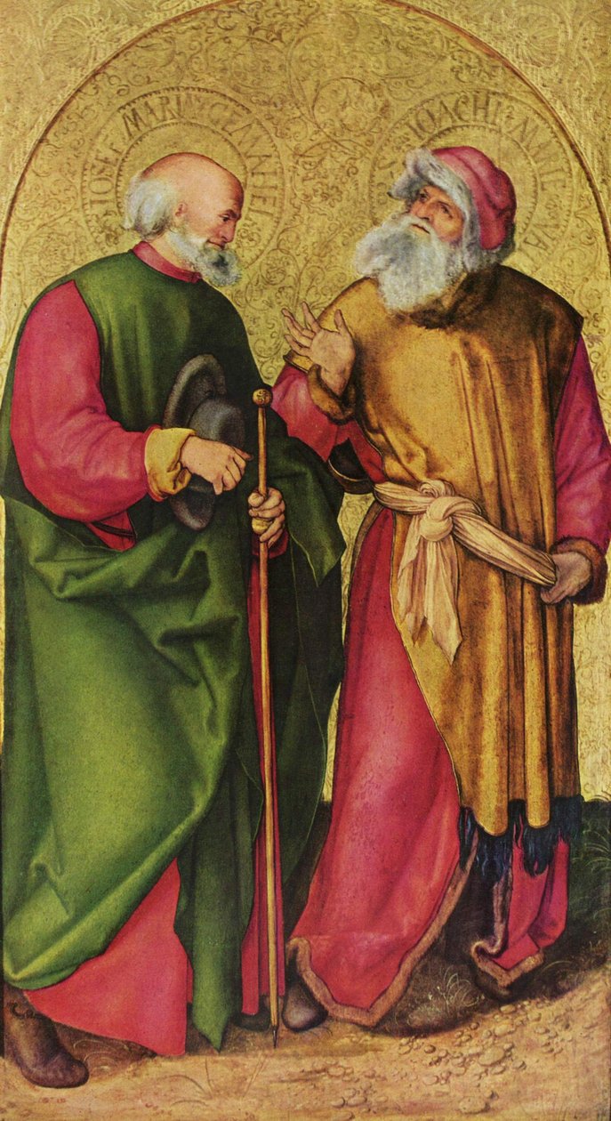 Jabach Altar: Saints Joseph and Joachim by Albrecht Dürer