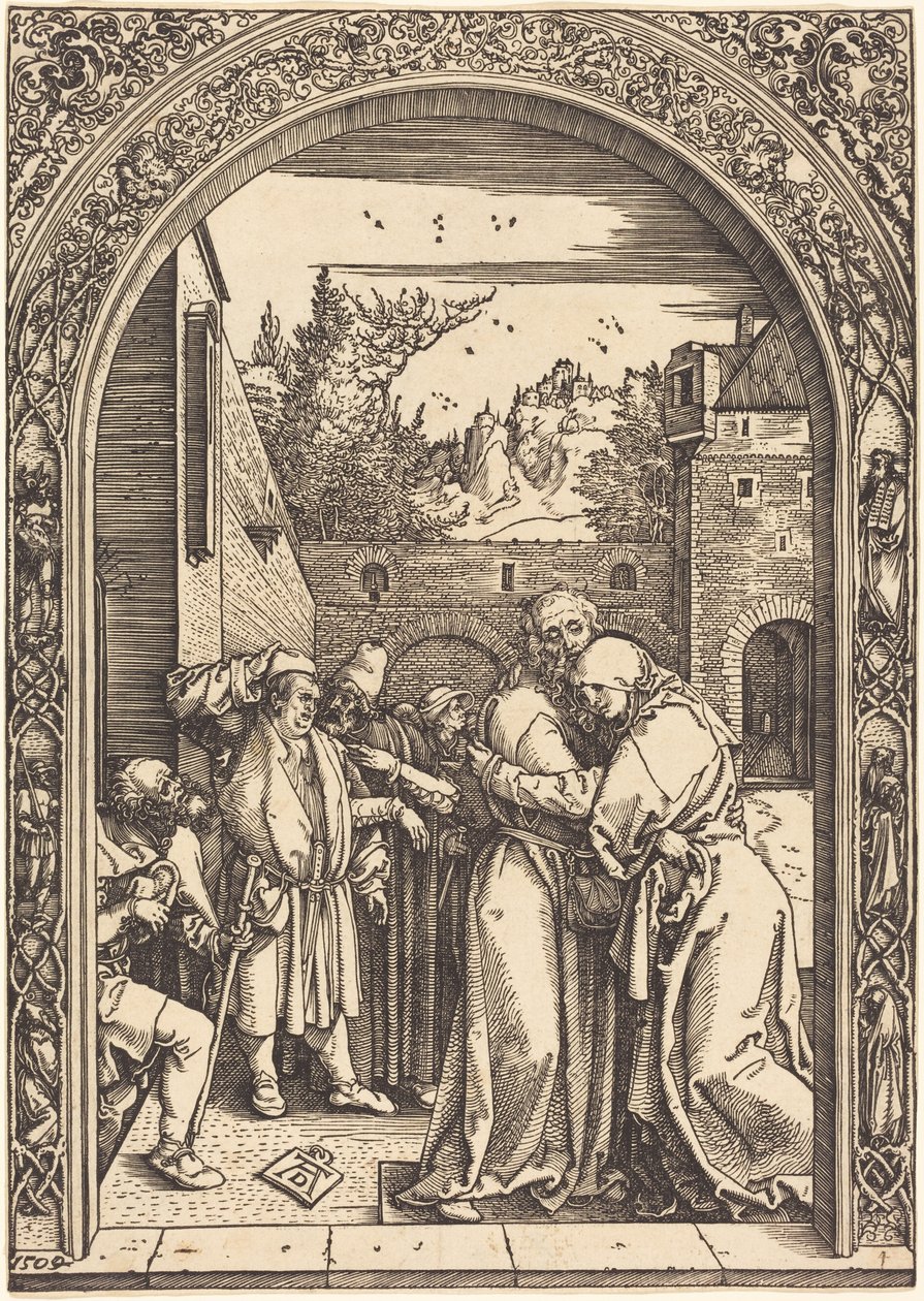 Joachim and Anna at the Golden Gate by Albrecht Dürer