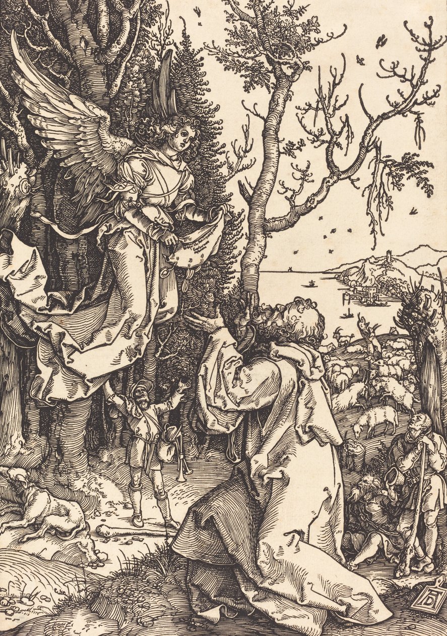 Joachim and the Angel by Albrecht Dürer
