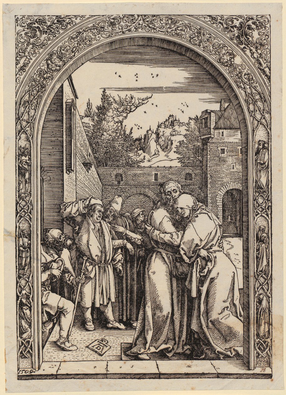 Joachim and Anna under the Golden Gate, Plate 4 from 