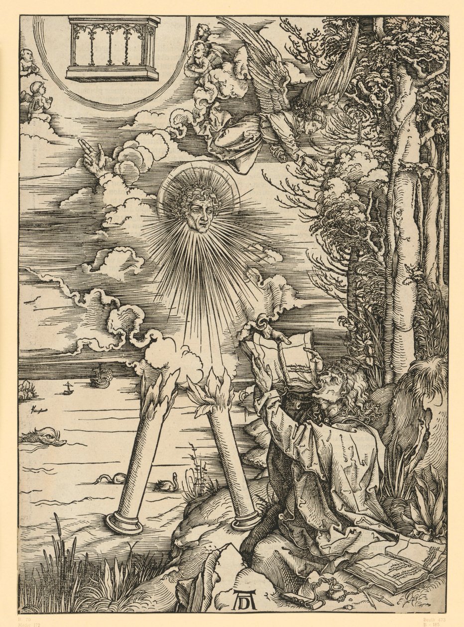 John Devours the Book (Apocalypse) by Albrecht Dürer