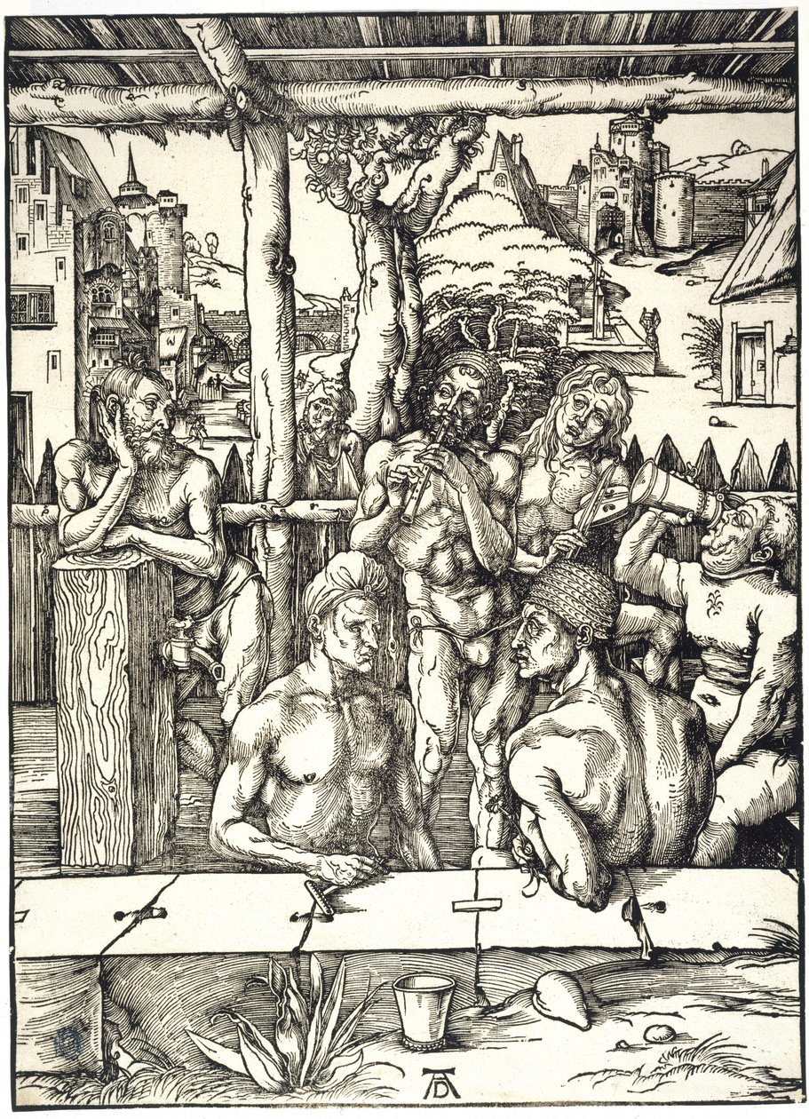 The Bath (Bartsch 128) by Albrecht Dürer