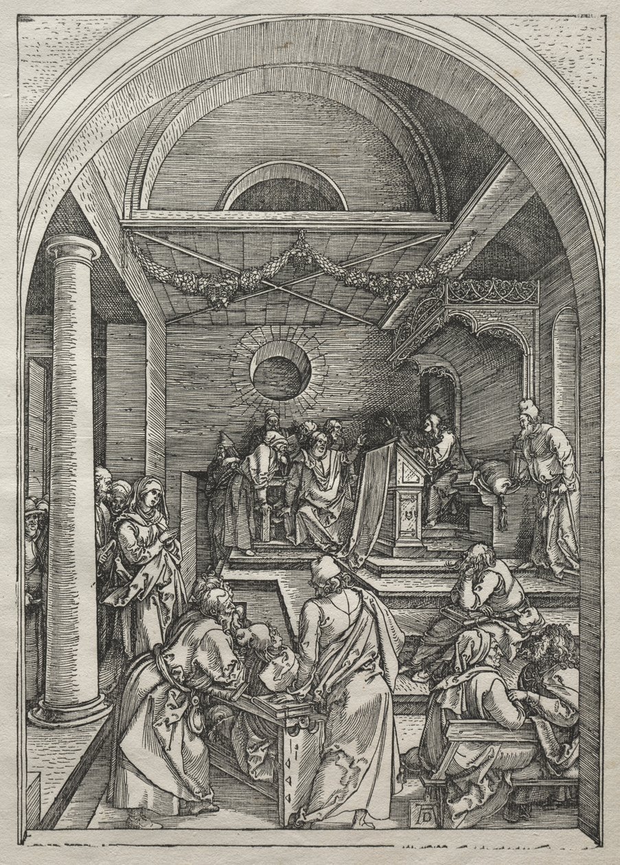 Life of the Virgin: Christ Among the Doctors by Albrecht Dürer