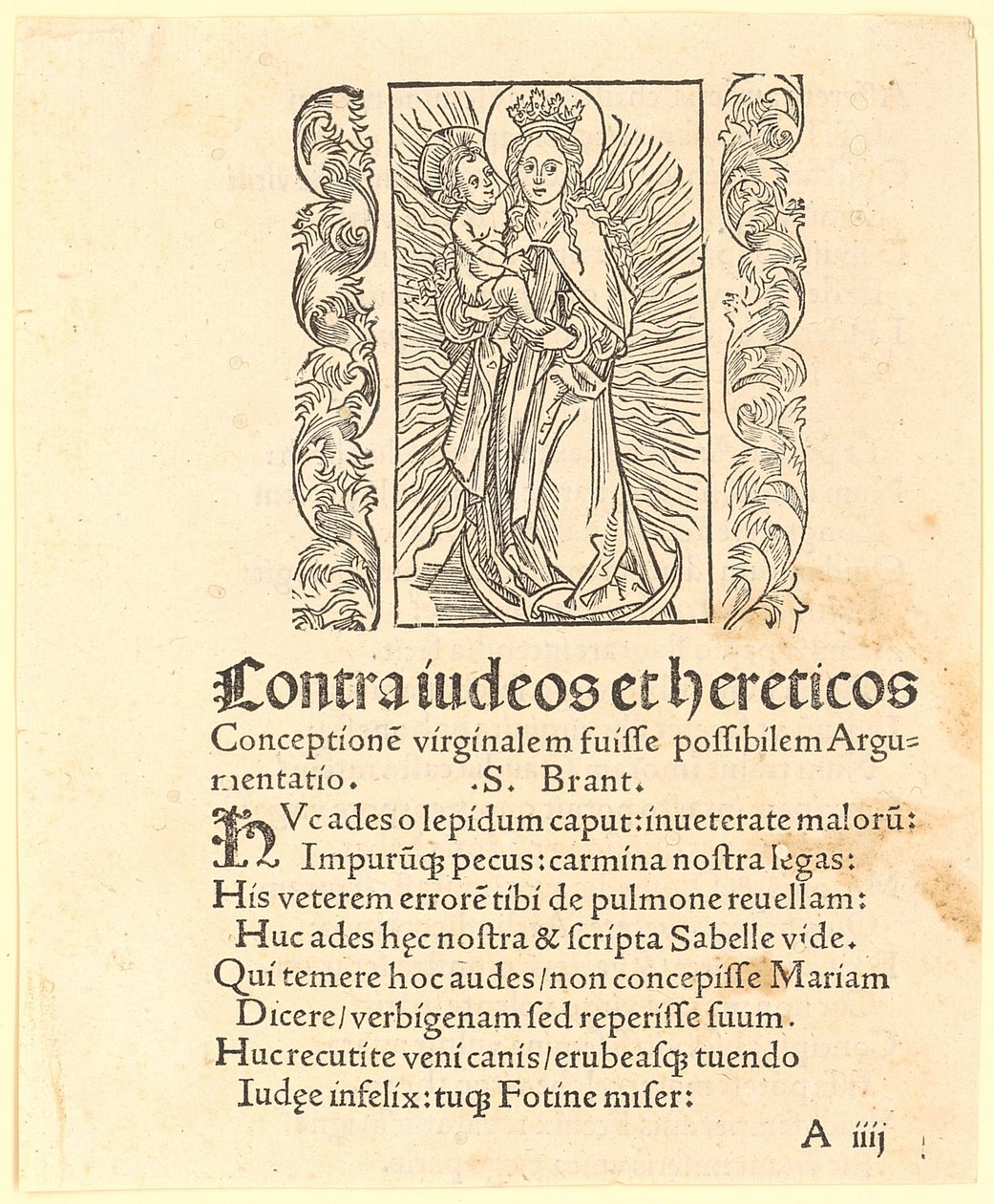 Madonna in a Halo on the Crescent Moon by Albrecht Dürer
