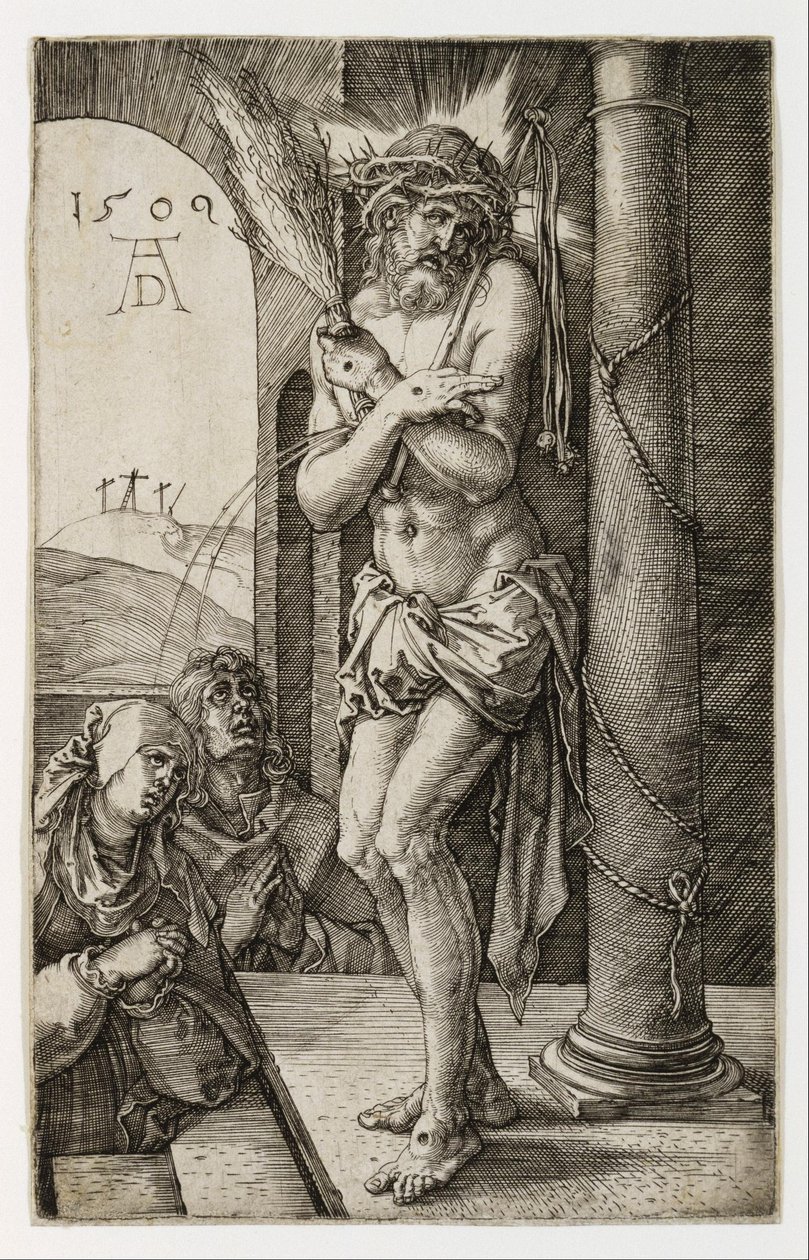Man of Sorrows by the Column by Albrecht Dürer