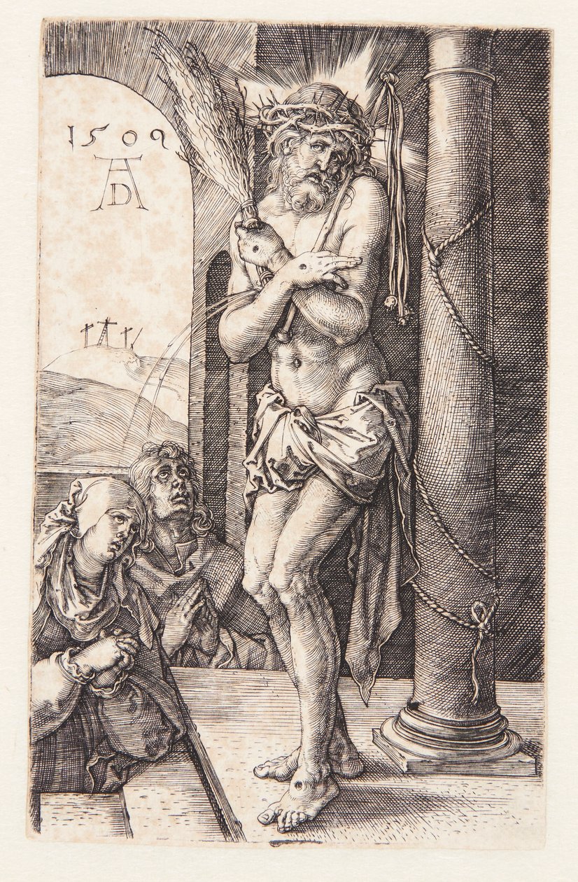 Man of Sorrows by the Column by Albrecht Dürer