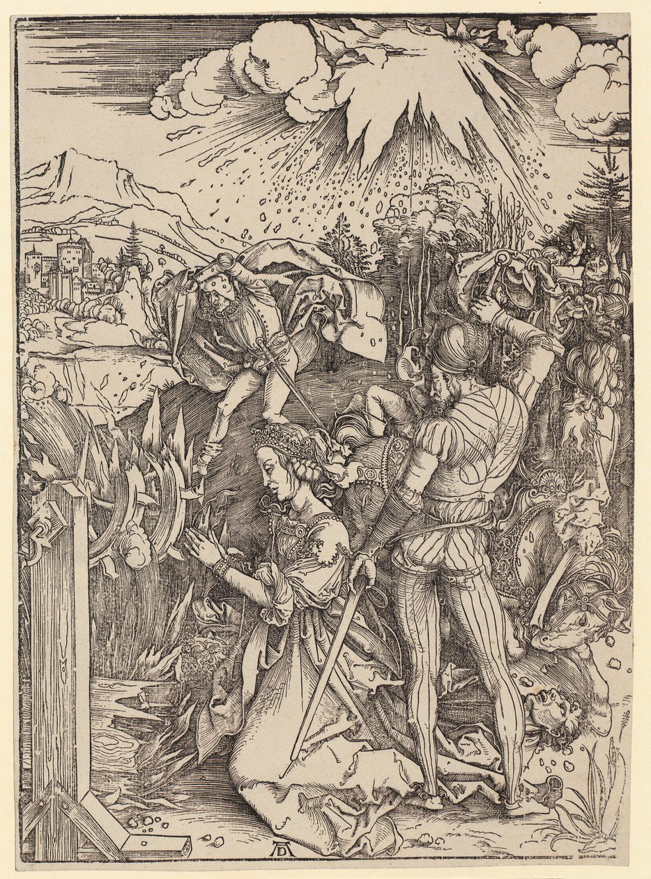 Martyrdom of Saint Catherine by Albrecht Dürer
