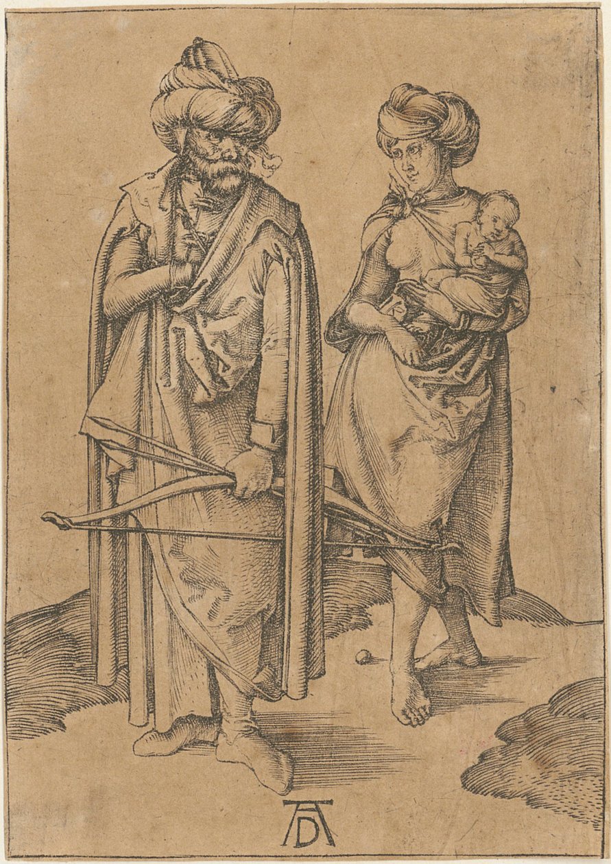 Oriental and His Wife by Albrecht Dürer
