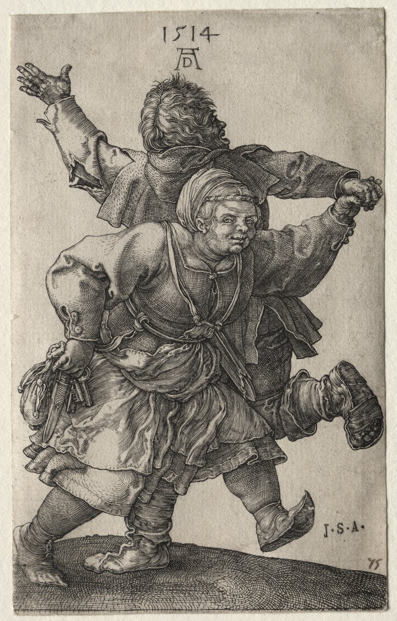 Peasant Couple Dancing by Albrecht Dürer