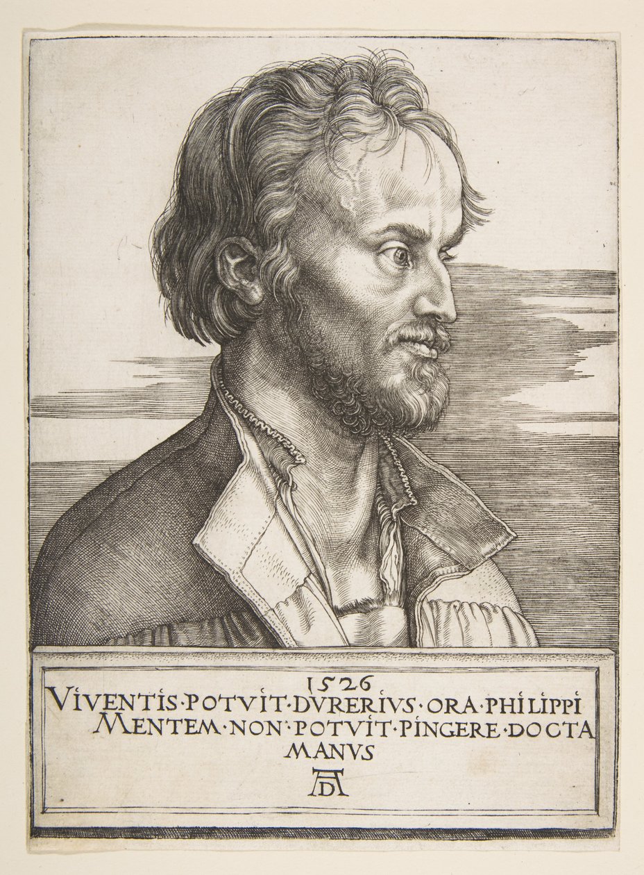 Philip Melanchthon by Albrecht Dürer