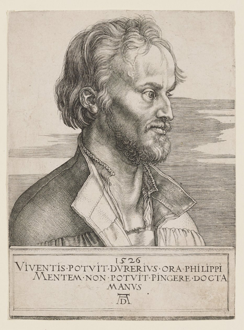 Philip Melanchthon by Albrecht Dürer