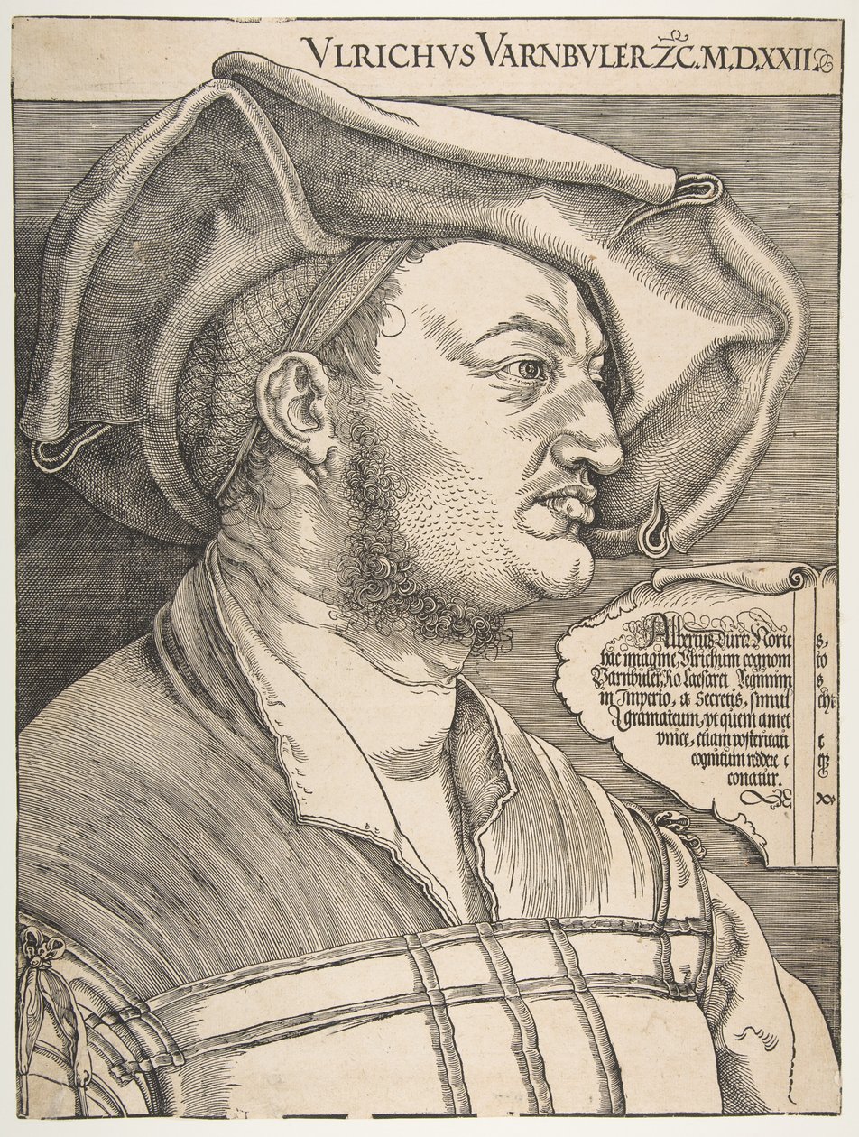 Portrait of Ulrich Varnbuler by Albrecht Dürer