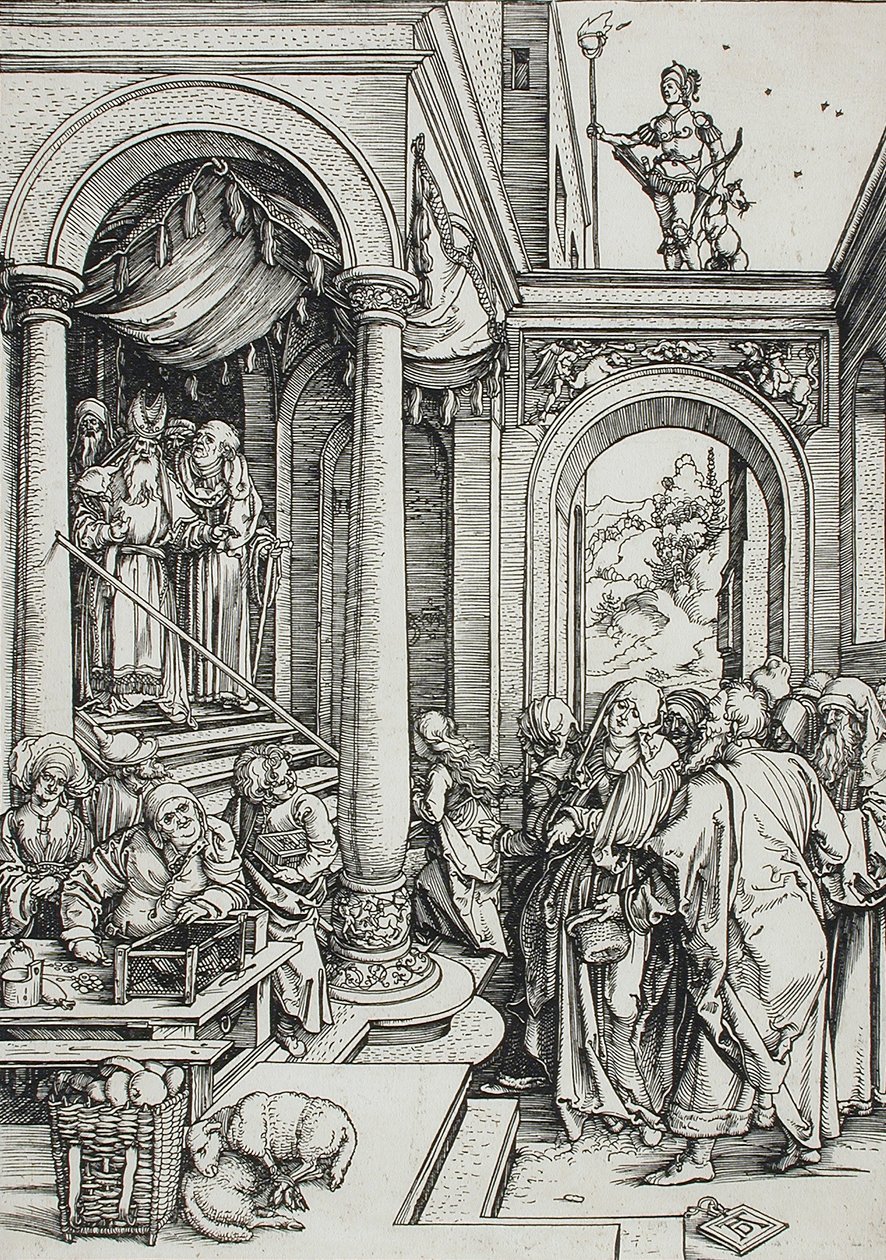 Presentation of the Virgin in the Temple by Albrecht Dürer