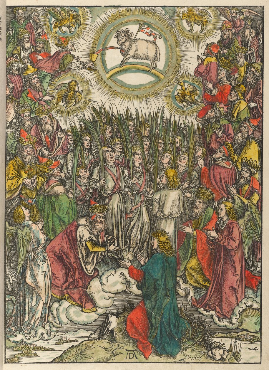Revelation of St. John: The Adoration of the Lamb by Albrecht Dürer