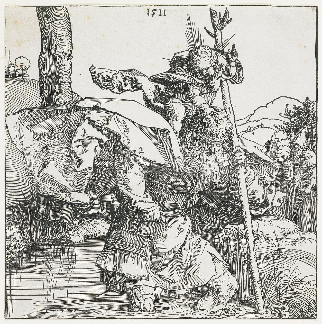 Saint Christopher by Albrecht Dürer