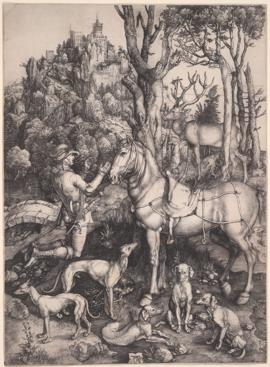 Saint Eustace by Albrecht Dürer