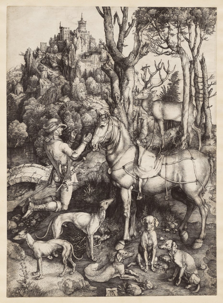 Saint Eustace by Albrecht Dürer