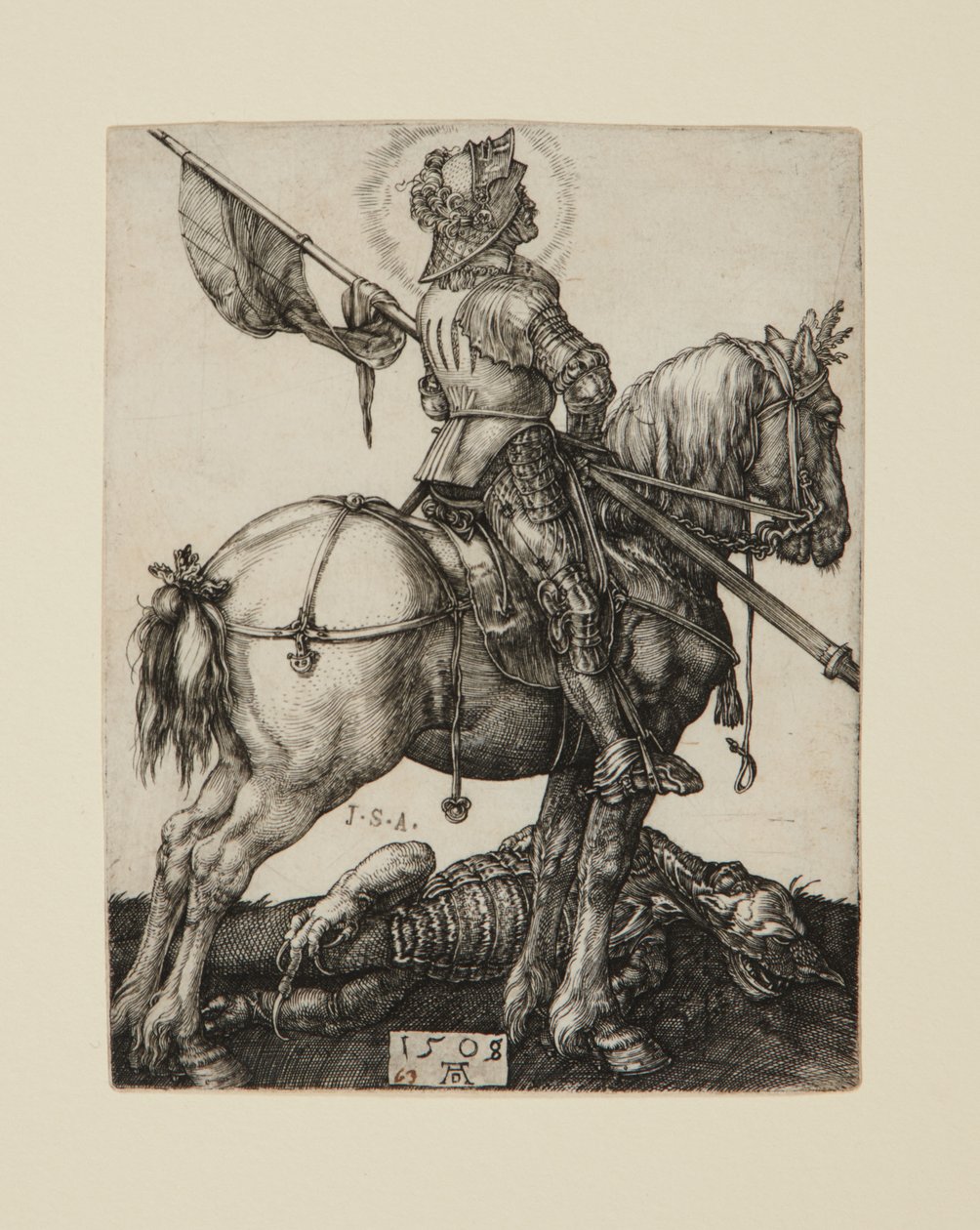 Saint George on Horseback by Albrecht Dürer