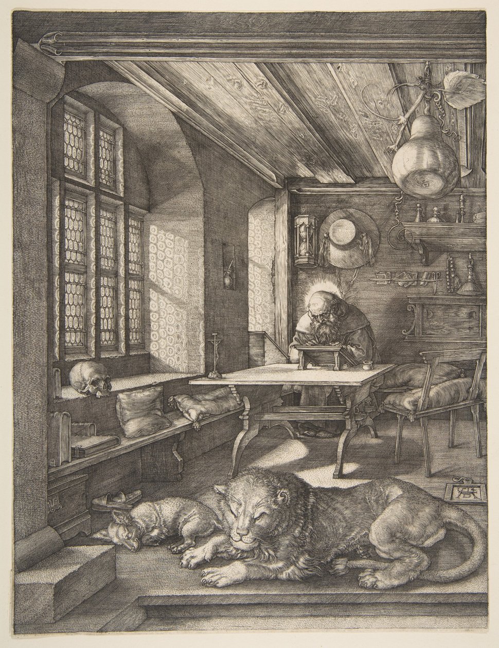 Saint Jerome in His Study von Albrecht Dürer