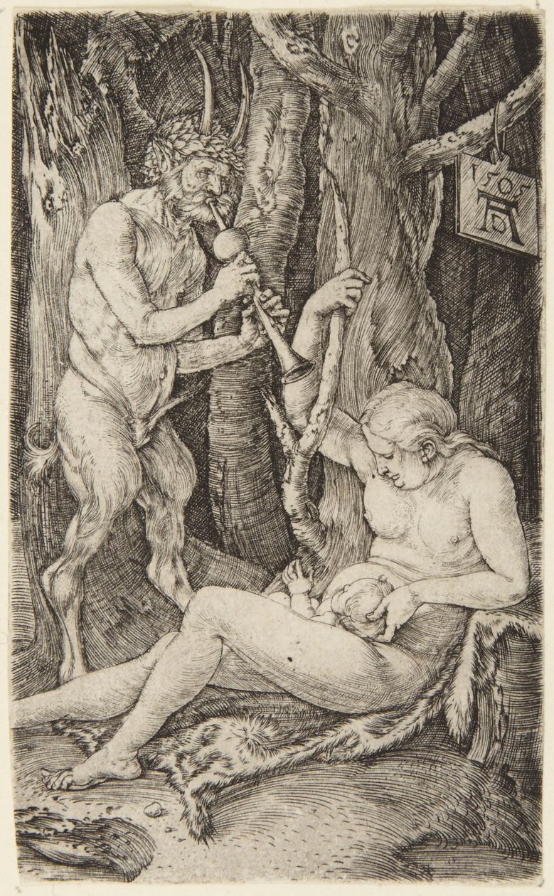 Satyr Family by Albrecht Dürer