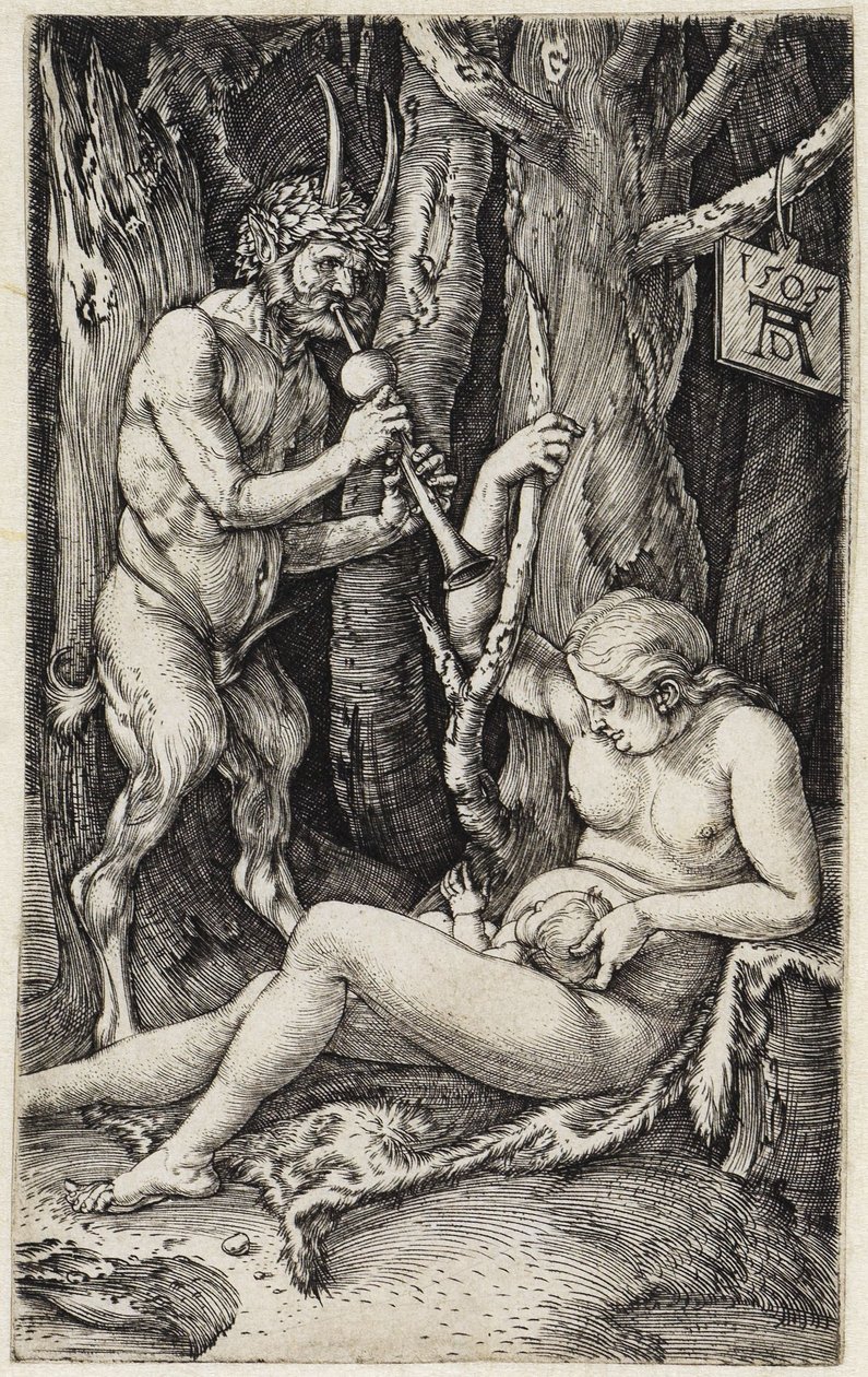 Satyr and Nymph (The Satyr Family) by Albrecht Dürer
