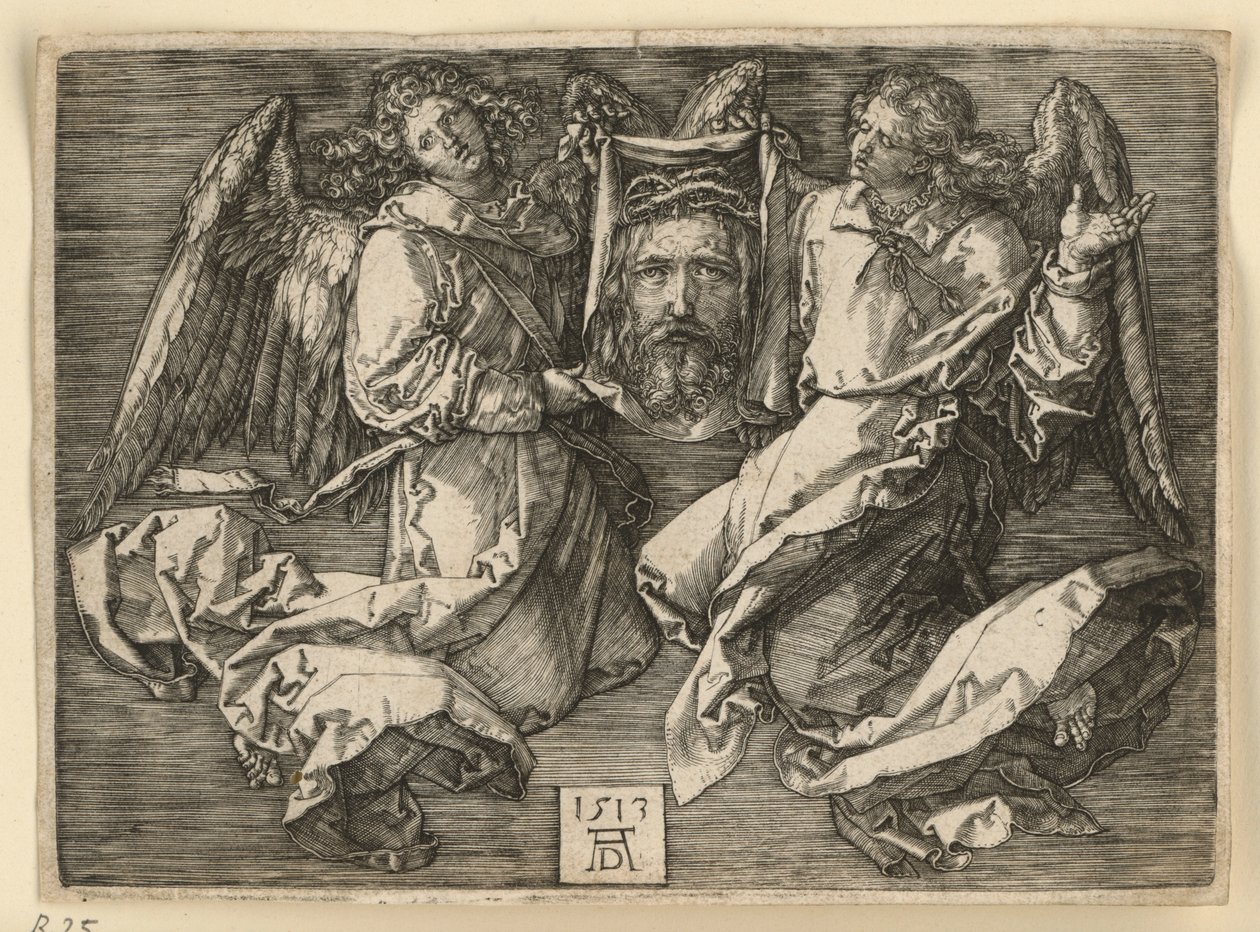 Veil of Veronica, Held by Two Angels by Albrecht Dürer